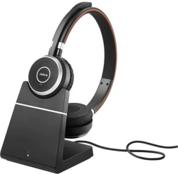 Jabra Evolve 65 sztereó vezeték nélküli fejhallgató töltőállomással