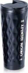 500 ml-es fekete ORION rozsdamentes acél termoszbögre