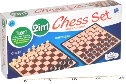 Mágneses sakk és dáma 2 az 1-ben