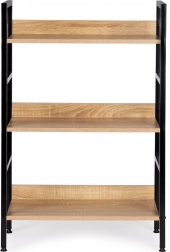 Loft polc MDF-ből és fémkerettel, 3 szintes ModernHome