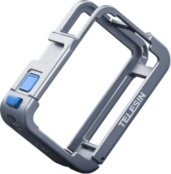 Telesin fém tok DJI Osmo Action 5/4/3 – kék