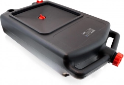 Zárható 10 l-es edény olaj- és folyadékcseréhez