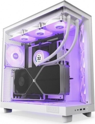 NZXT H6 Flow RGB számítógépház, fehér