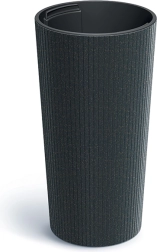 Lamia Slim Eco Wood antracit virágtartó
