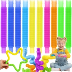Kruzzel szenzoros pop csövek Montessori antistressz – 10 darabos készlet