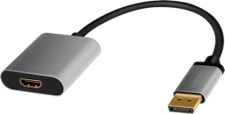 DisplayPort–HDMI átalakító 4K 60 Hz, alumínium, 0,15 m