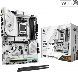 Fehér alaplap B650 Steel Legend WiFi AM5 ATX