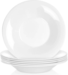 Opálüveg mélytányérok 21,5 cm, 400 ml, 6 db