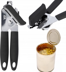 Kézi rozsdamentes konzervnyitó ergonomikus fogantyúkkal