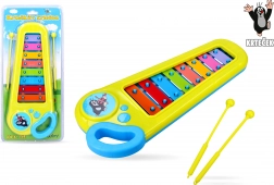 Gyermek xilofon KISVAKOND motívummal 33,5 × 14 cm