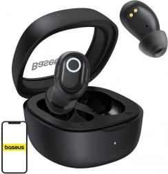 Baseus Bowie WM02 TWS vezeték nélküli fülhallgató (fekete)