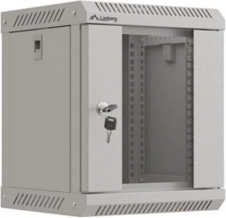 Lanberg 10" fali rack szekrény 6U 300x300 szürke