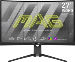 27″ MAG 275CQRXF QHD ívelt 240 Hz fekete monitor