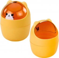 Mini asztali szemetes narancssárga