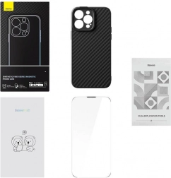 Baseus mágneses tok iPhone 14 Pro fekete