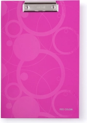 Rózsaszín íróalátét fém klipsszel NEO COLORI