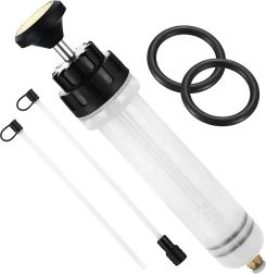 Olaj- és folyadékszívó dugattyúval 200 ml