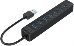 USB hub ORICO 7 portos USB 3.0 (fekete)