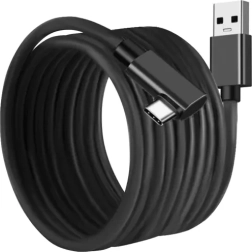 USB-A 2.0 – USB-C kábel 5 m, 90°-os csatlakozóval IZOXIS