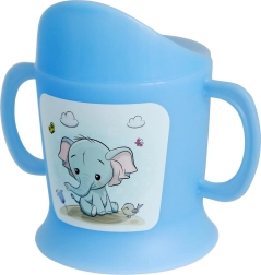Baba itatópohár csőrrel 150 ml NAP, műanyag, vegyes színek