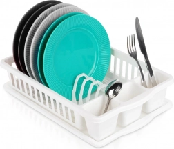 Fehér edényszárító 39,5 × 26 × 8,5 cm