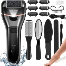 SOULIMA elektromos lábreszelő – készlet