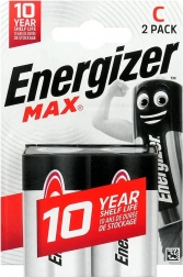 Alkáli elemek C LR14 ENERGIZER MAX, bliszter 2 db