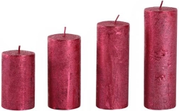 Adventi lila gyertyák – 4 darabos készlet
