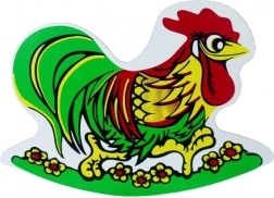 Fából készült hintaló kakas gyerekeknek