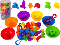 Montessori oktatójáték számolás tanulásához – Állatok a zoo-ból