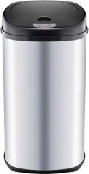 Érintésmentes rozsdamentes szemetes