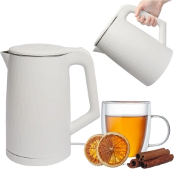 Utazó vezeték nélküli vízforraló 1,8 l 1500 W forgatható talppal – fehér