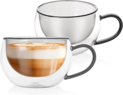 DOUBLE dupla falú termosz pohár kávéhoz és teához 300 ml, 2 db