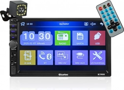 BC9000 autórádió 2DIN 7 colos RDS USB microSD 4x50W tolatókamerával