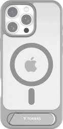 Torras Pstand mágneses tok kickständdel iPhone 16 Pro Max-hoz, szürke