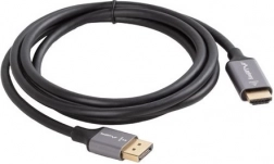 DisplayPort–HDMI kábel 1,8 m 4K fekete–ezüst