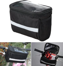 Kormányra szerelhető kerékpáros táska