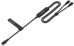 2 az 1-ben töltőkábel USB‑C-ről 2× USB‑C-re, 140 W PD 3.1, nejlon, 1,8 m, fekete