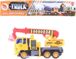 Műanyag lendkerekes darus autó