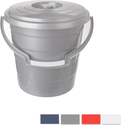 Hobby műanyag vödör fedéllel 20 l (színmix)