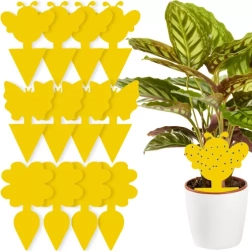 Sárga ragacsos rovarcsapdák 12 db