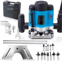 Bituxx 1200 W felsőmaró 12 darabos marókészlettel és kofferral