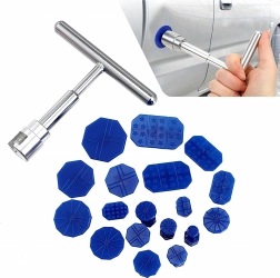 Horpadáskihúzó készlet csúszókalapáccsal és 18 húzótappancssal