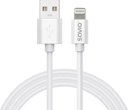 USB‑A – Lightning CL‑1192 kábel, 1 m, fehér