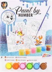 Számfestő – kutyák a tengernél, 2 képből álló készlet