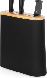 Fekete késblokk bambusz rekeszekkel