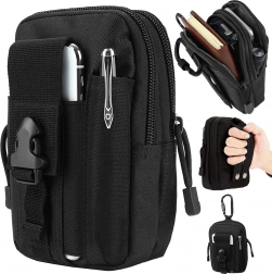 Taktikai MOLLE övtok – fekete, vízálló