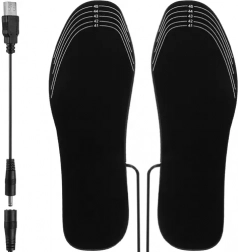 USB-s fűtött cipőbetét, vágható 41–46