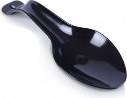 Fekete kanál- és merőkanál-tartó alátét