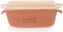 Kerámia kenyérsütő forma fedővel, 33 cm